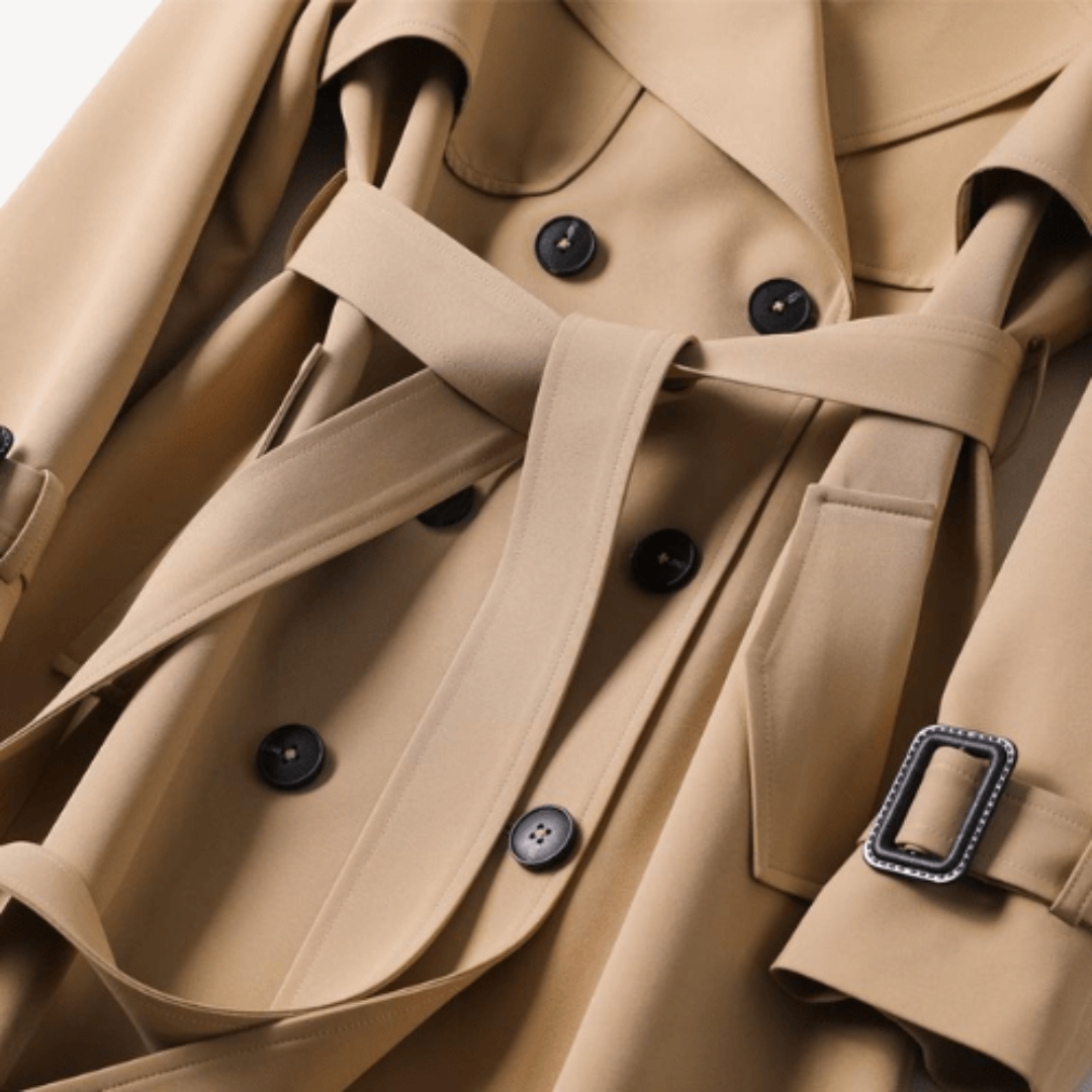 Zweireihiger Trenchcoat für Damen | Loravelle 3