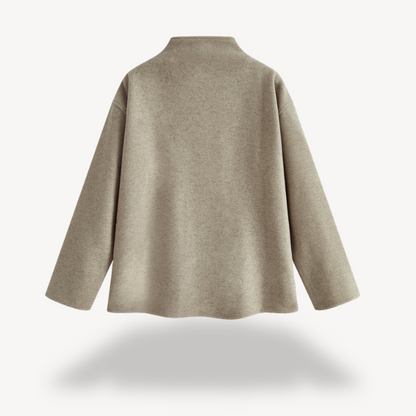 Zweireihiger Wollmantel für Damen | Loravelle 3