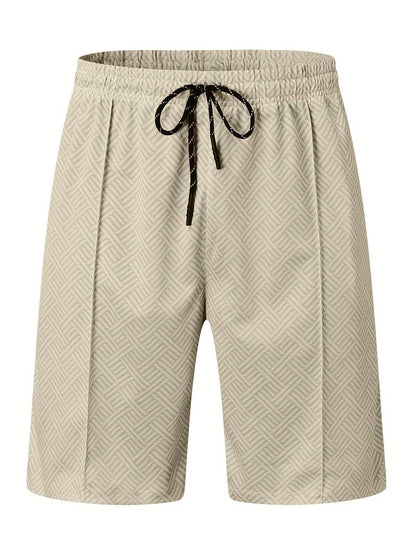 Zweiteiliges Set - Sommer - Kurzarm - Shorts - Herrenbekleidung-Chaps Herrenmode