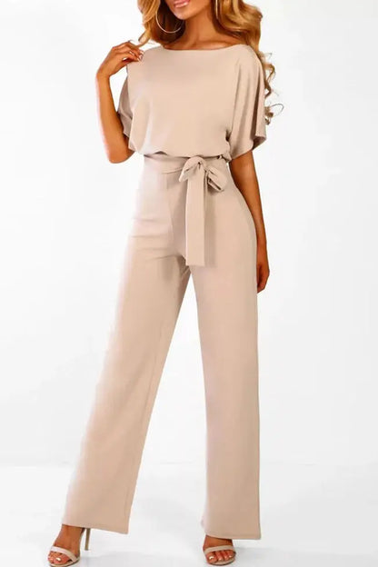 Eleganter Frauen Jumpsuit Abendkleid Lang - BerlinGlamour