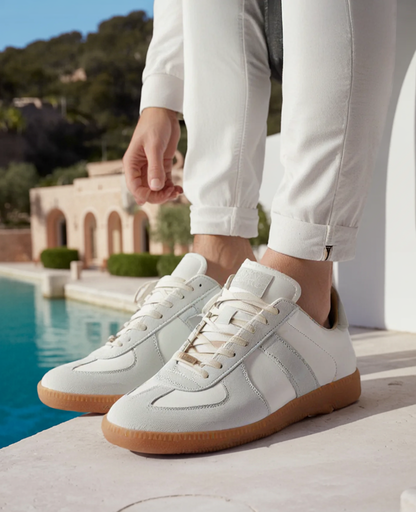 Herren Sneaker Retro Style Wildleder Gummisohle