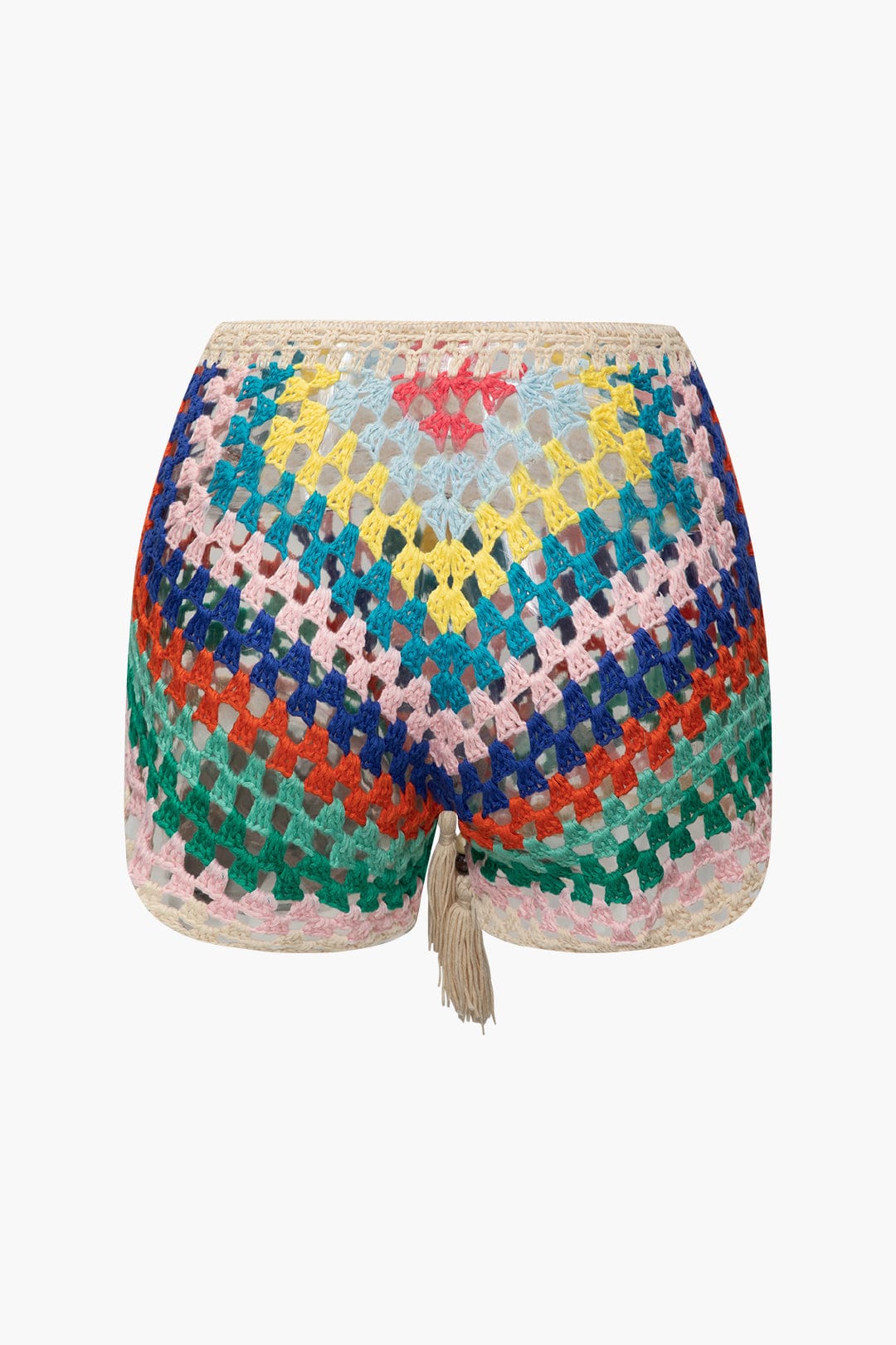 Boho Zweiteiler mit Bustier und Shorts Sommer