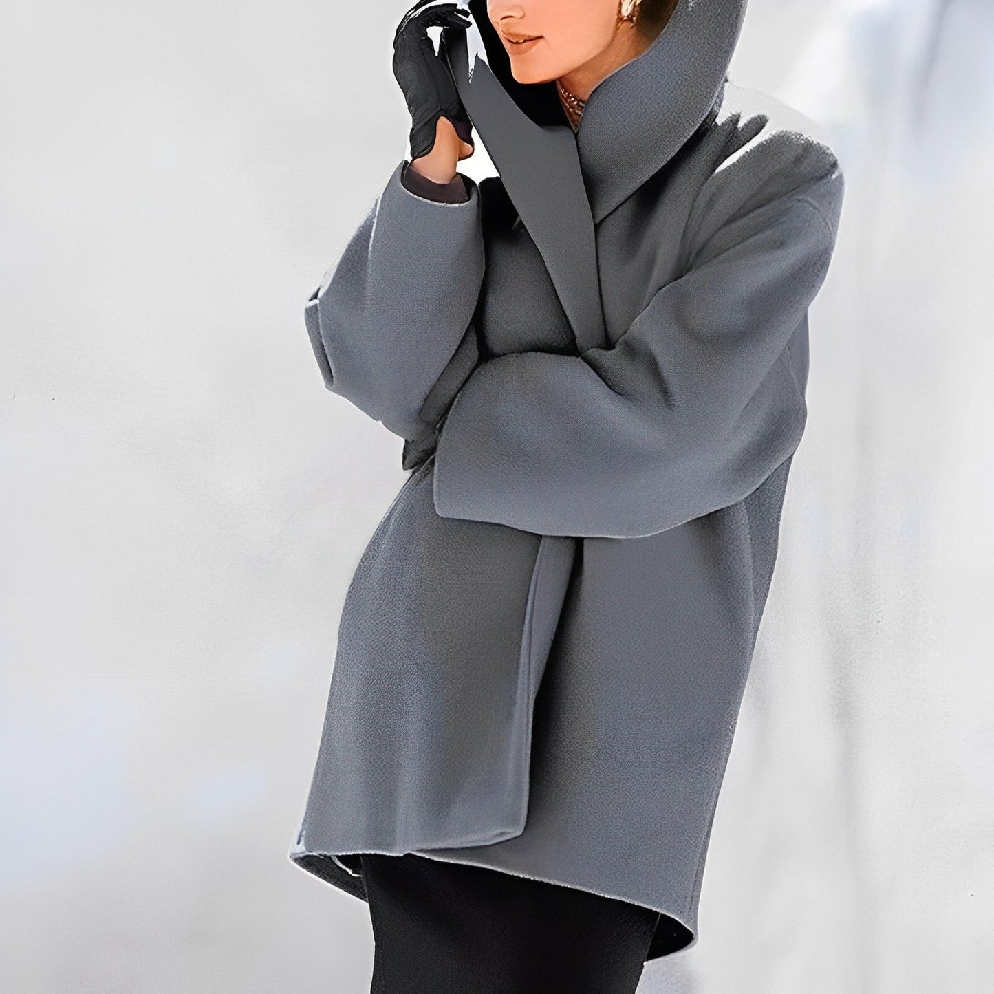 Wolljacke Damen Warm Stilvoll Winter