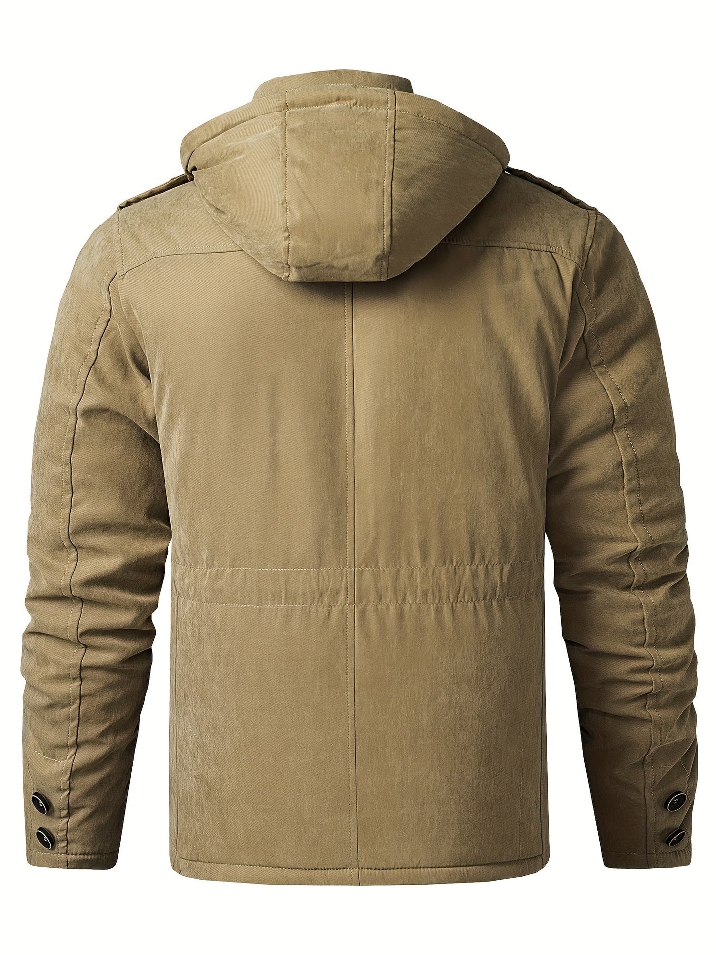 Herren Winterjacke Warm Kapuze Freizeitjacke