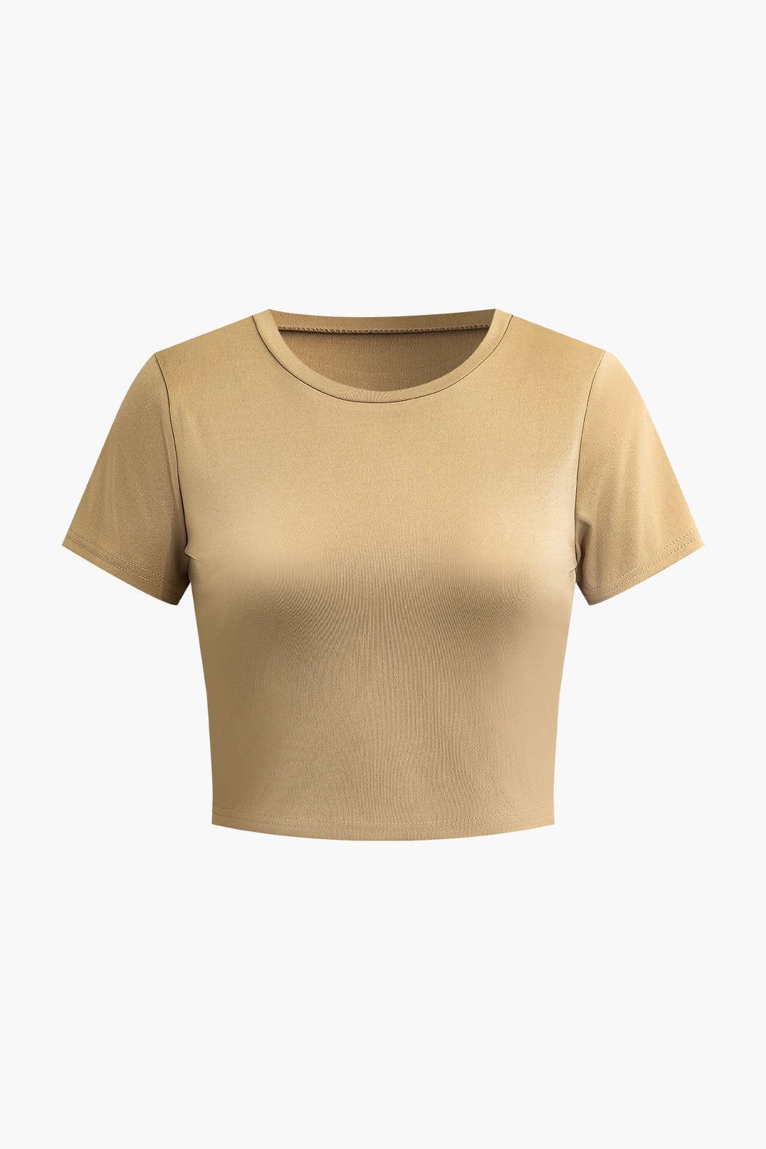 Elegantes Frauen Zweiteiler Set Crop Top Palazzo Hose