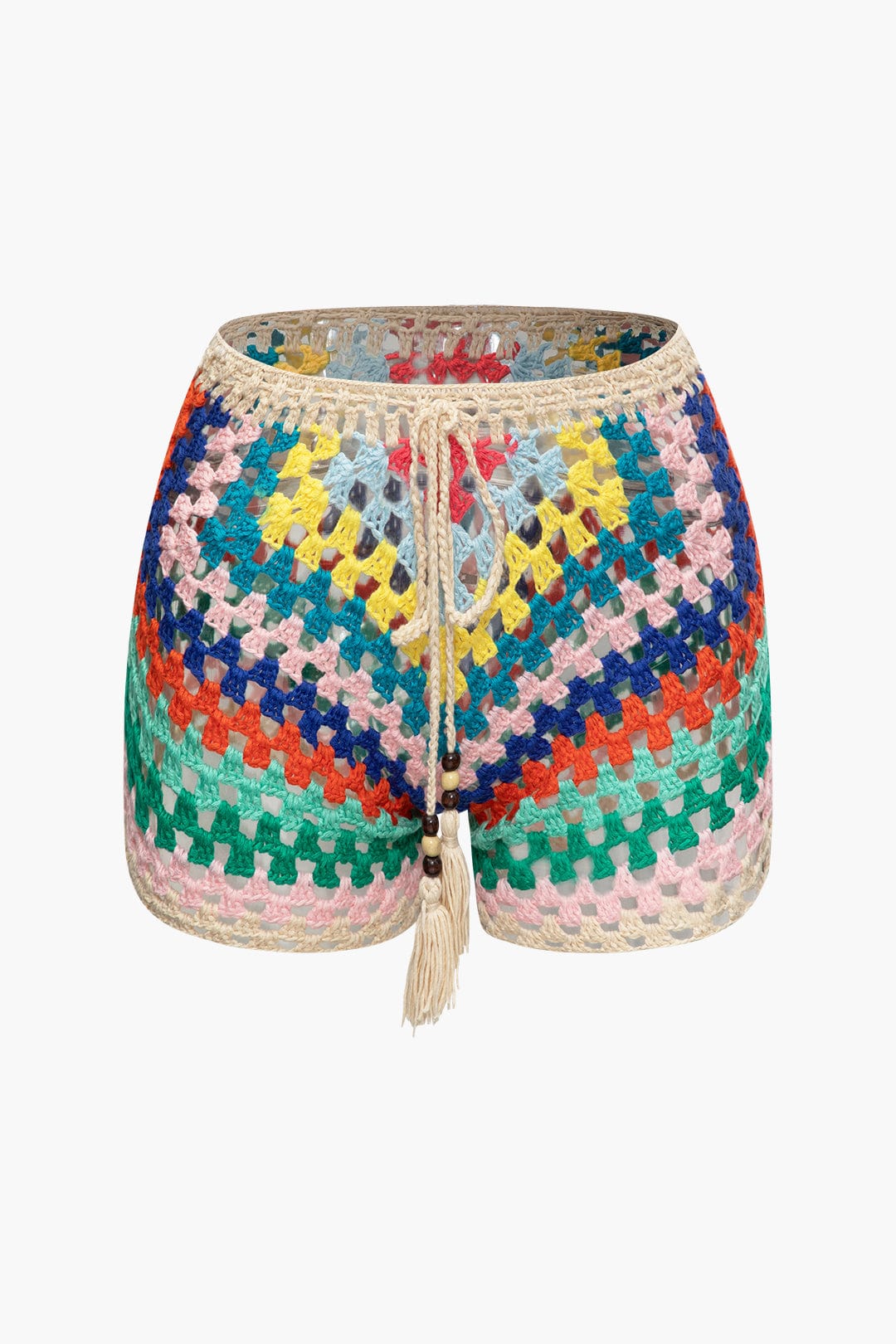 Boho Zweiteiler mit Bustier und Shorts Sommer