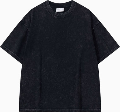 Thickened Cotton Short-sleeved Drop-shoulder T-shirt Bottoming Shirt Top - AccessoryArcadia