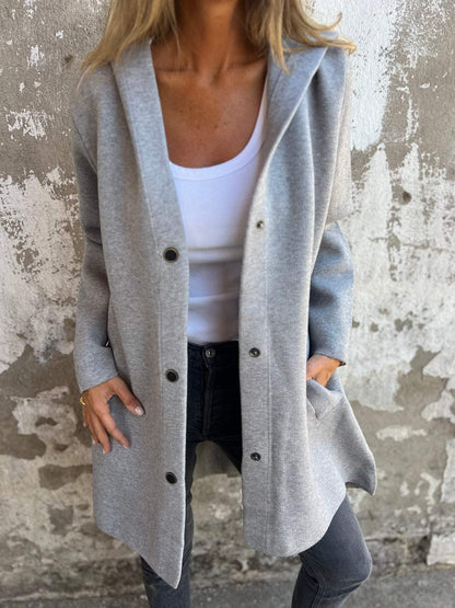 Lässiger Blazer mit Kapuze Modern Urban Style