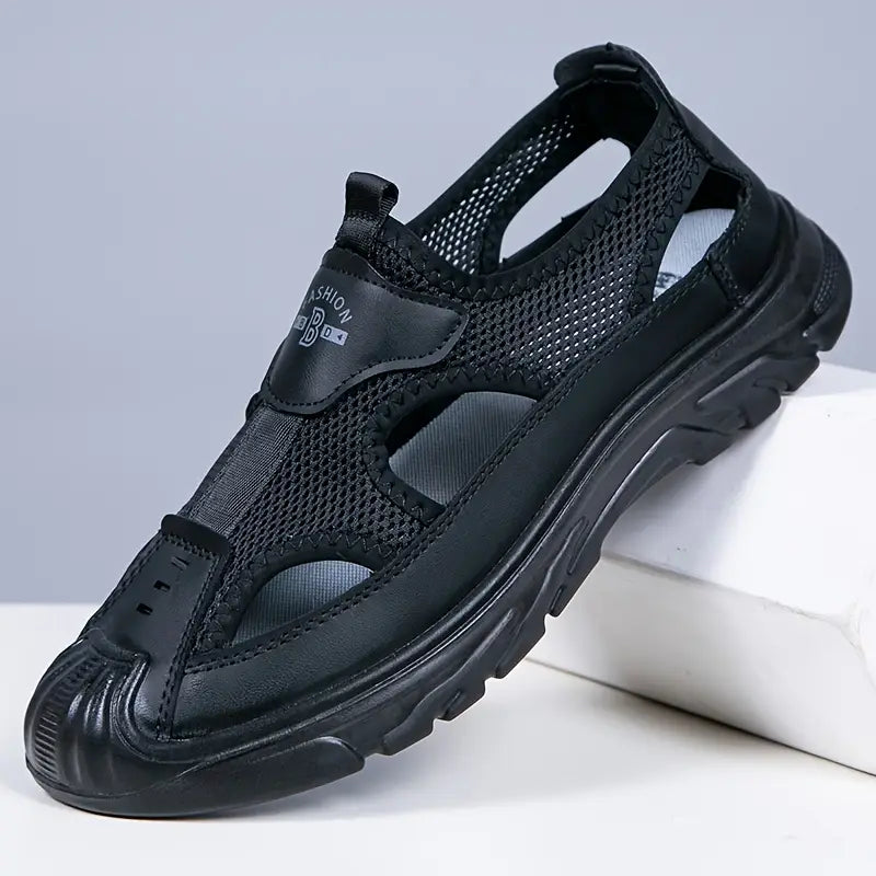 Herren Slipper Atmungsaktiv Mesh Bequem