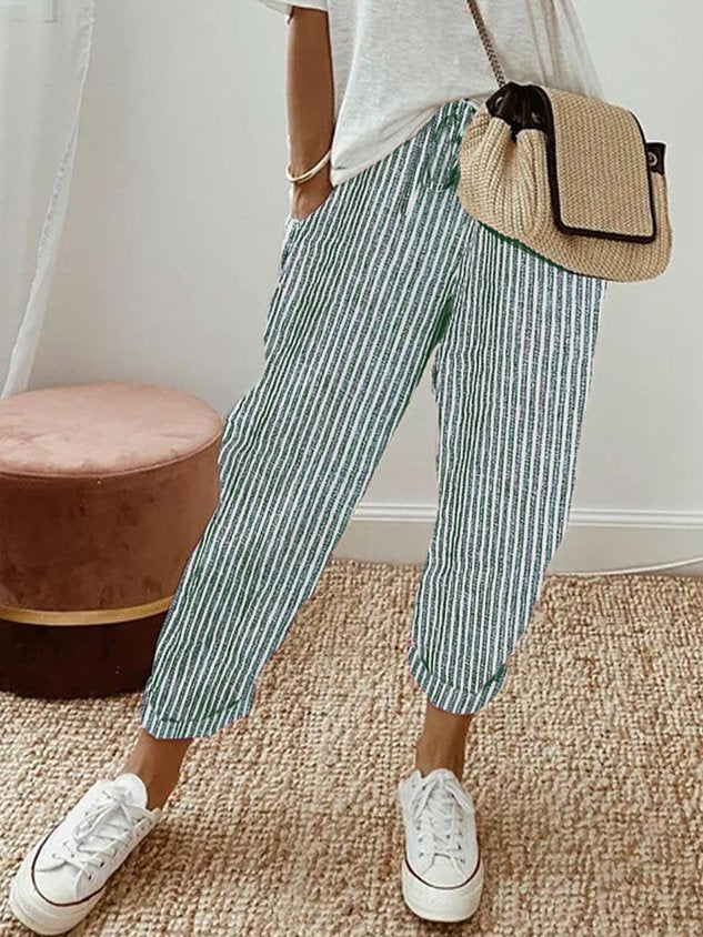 Bequeme Leinenhose Damen Freizeit Stilvoll