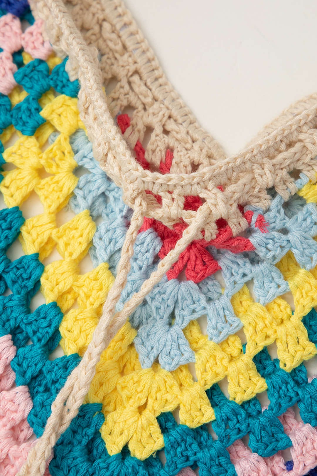 Boho Zweiteiler mit Bustier und Shorts Sommer