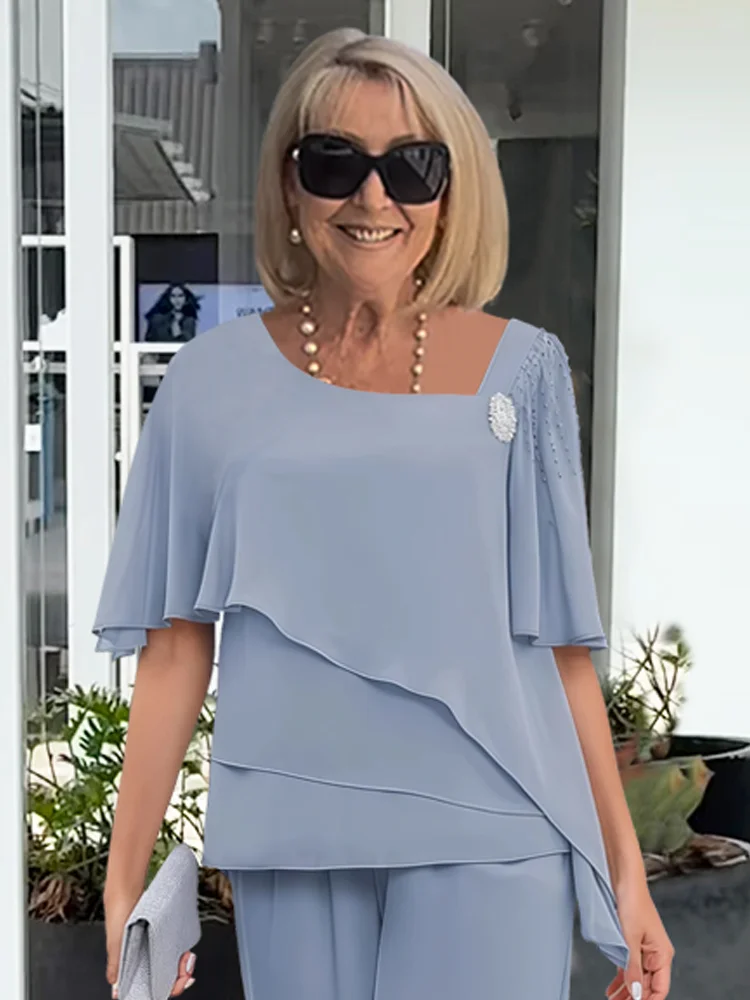 Damen Sommer Set Elegantes Frauen Kleidung