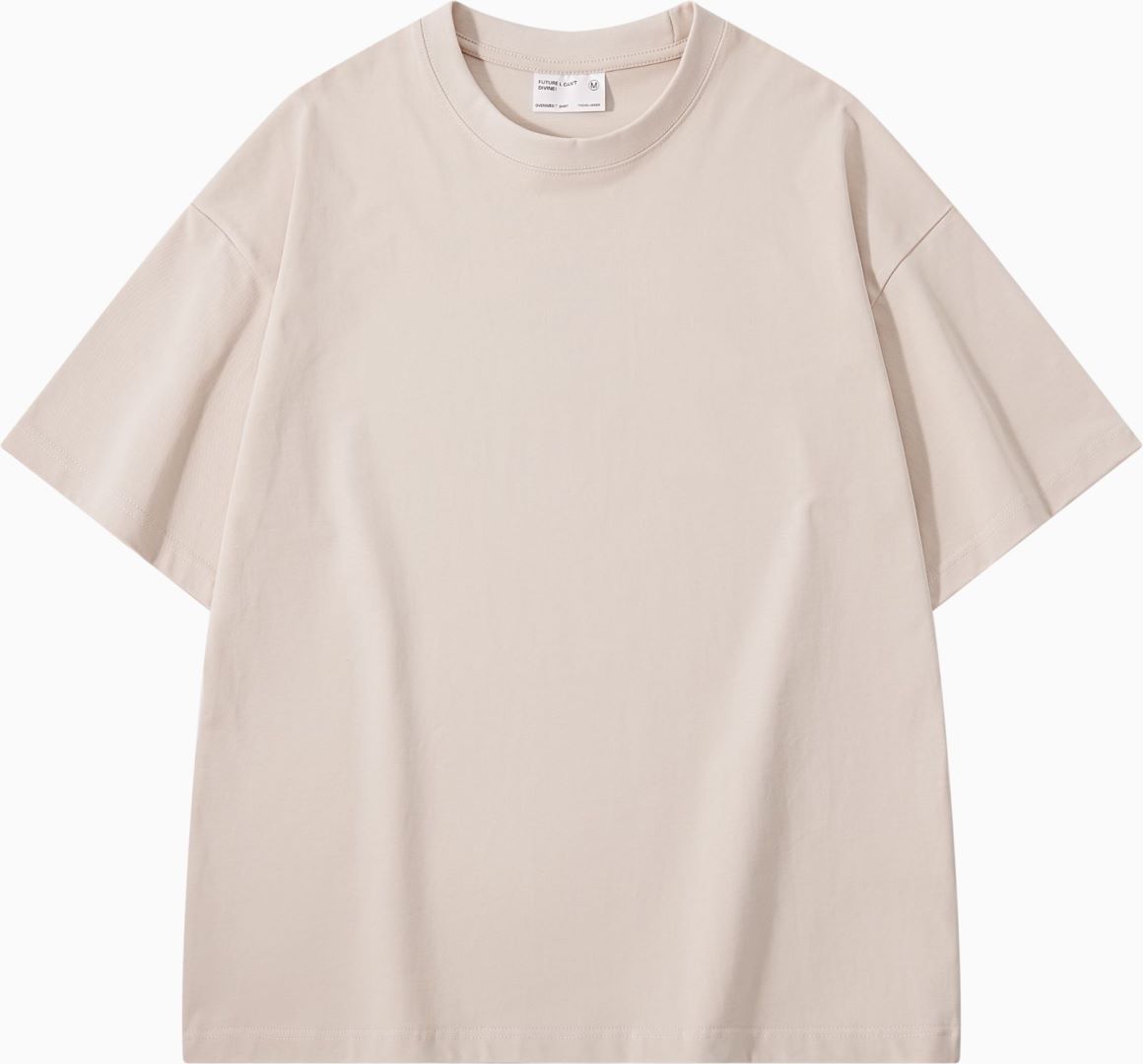 Thickened Cotton Short-sleeved Drop-shoulder T-shirt Bottoming Shirt Top - AccessoryArcadia
