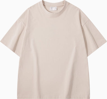 Thickened Cotton Short-sleeved Drop-shoulder T-shirt Bottoming Shirt Top - AccessoryArcadia