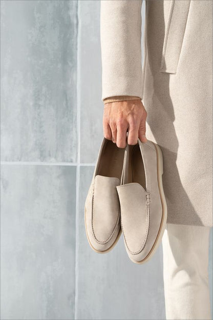 Herren Loafer Wildleder Schuhe Elegant
