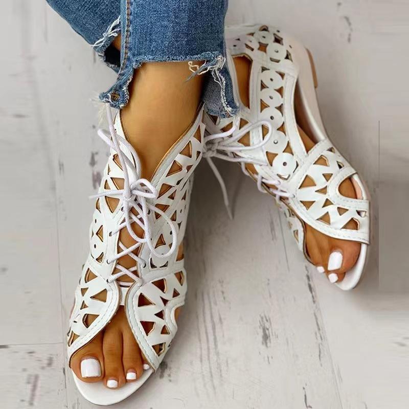 Damen Sandalen Freizeit Modisch Bequem - BerlinGlamour