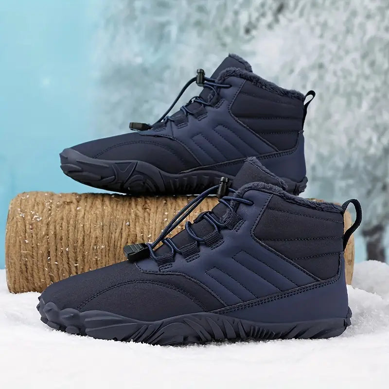 Wasserdichte Herrenschuhe Warm Plüschfutter Winterstiefel