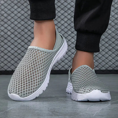 Bequeme Herren Slip-On Schuhe Leder Modern