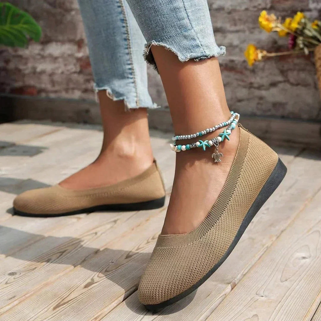 Damen Sandalen Bequem Orthopädisch Flach