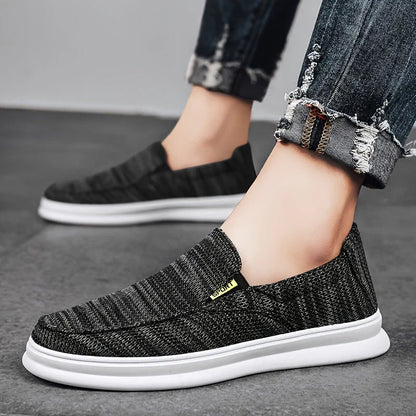Bequeme Herren Slipper Canvas Schuhe Freizeit