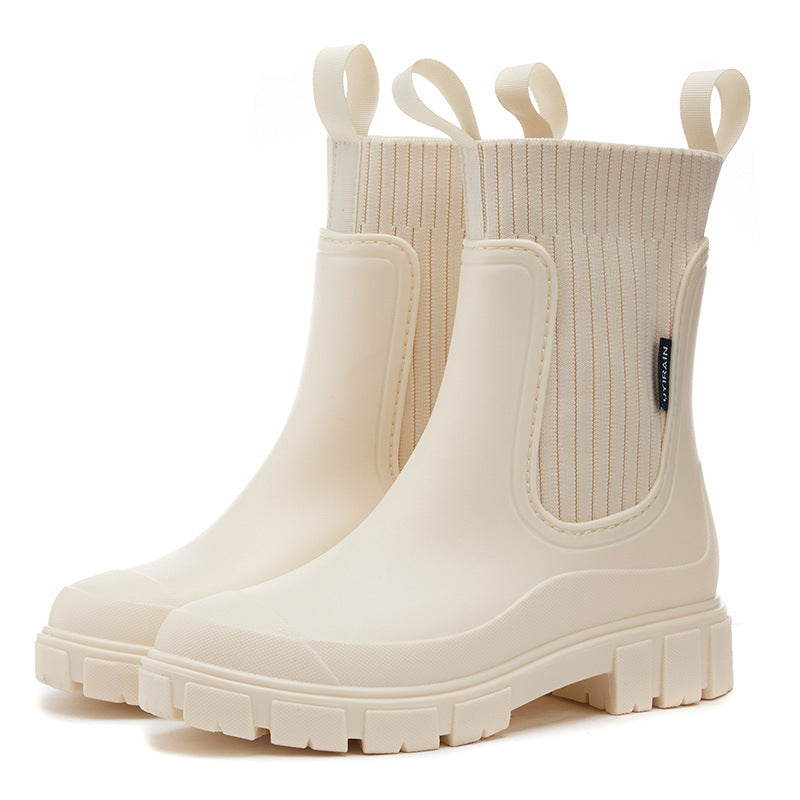 Wasserdichte Gummistiefel Antirutsch Regenstiefel Damen Herren