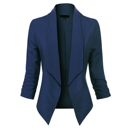Damen Blazer Langarm Offen Modern