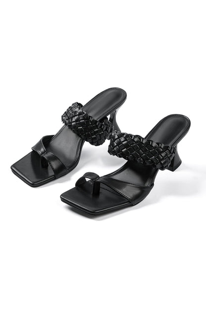 Sandaletten Damen Geflochtene Riemen Sommer - BerlinGlamour