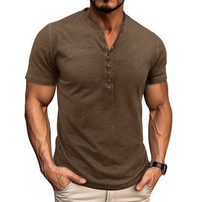 Frauen Bluse Rundhals Kurzarm Vintage Stil
