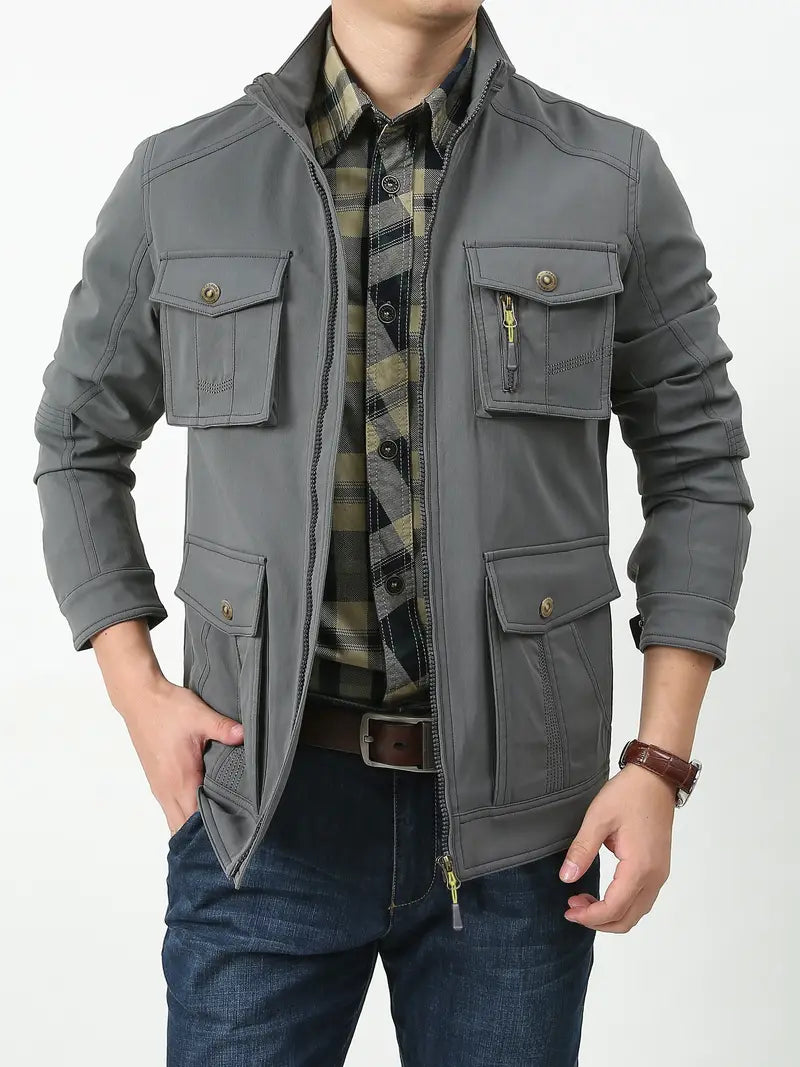 Herren Outdoor Jacke Wetterfest Robust Nylon