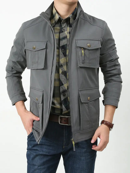 Herren Outdoor Jacke Wetterfest Robust Nylon