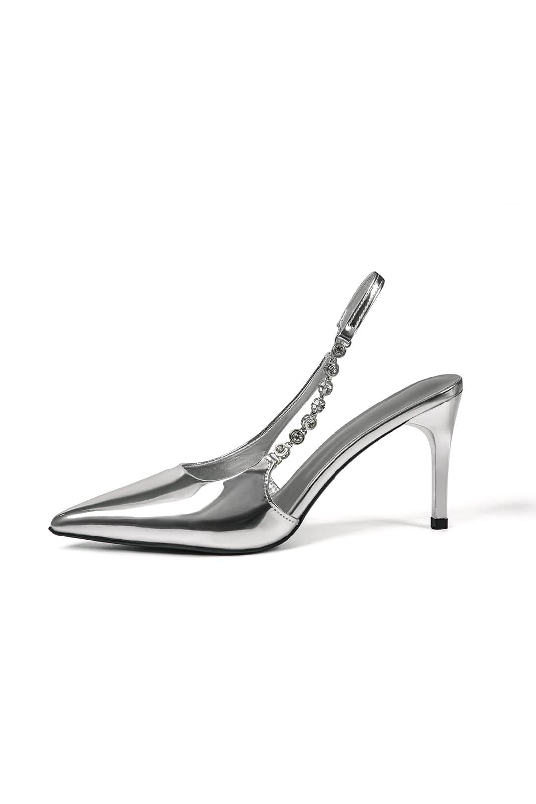 Schmale Stiefelette mit Absatz