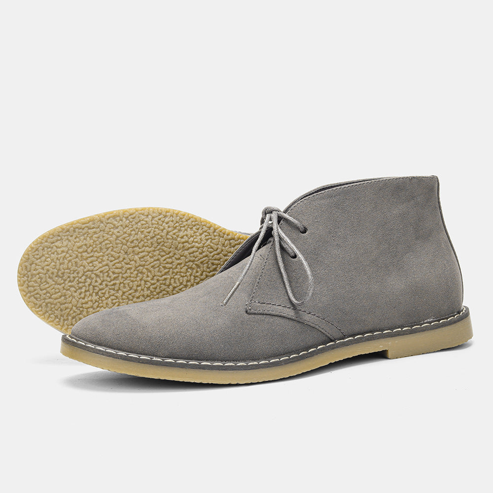 Herren Desert BootsVintage Leder Braun