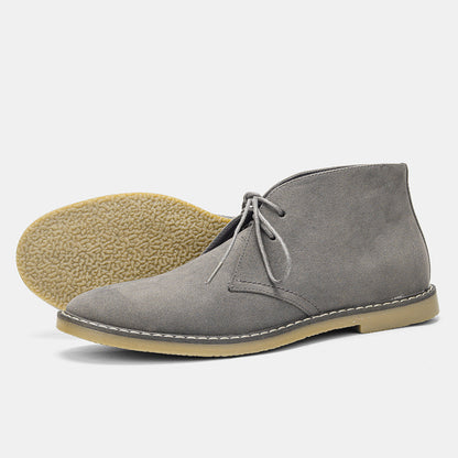 Herren Desert BootsVintage Leder Braun