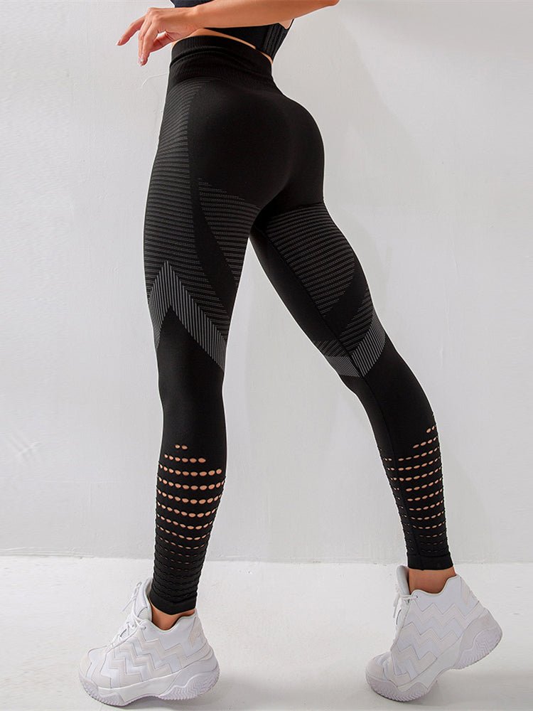 Gymnastik Leggings Nahtlos Hochelastisch Damen - BerlinGlamour