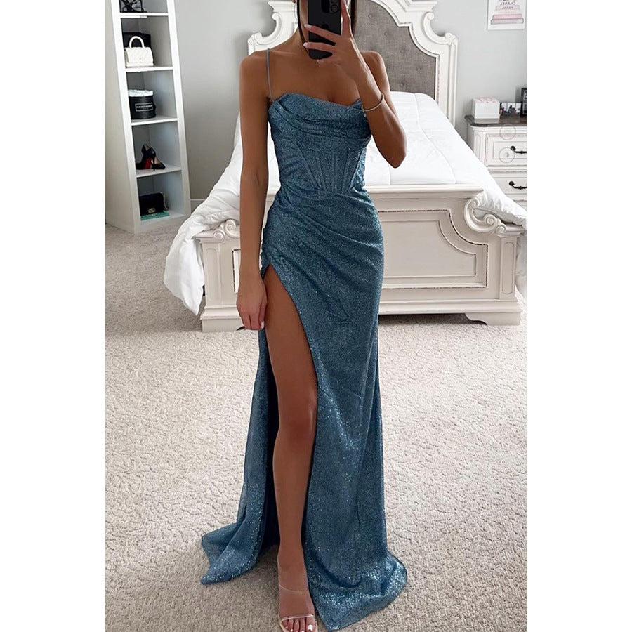 Lässiges Damenkleid Tanya mit Schlitz