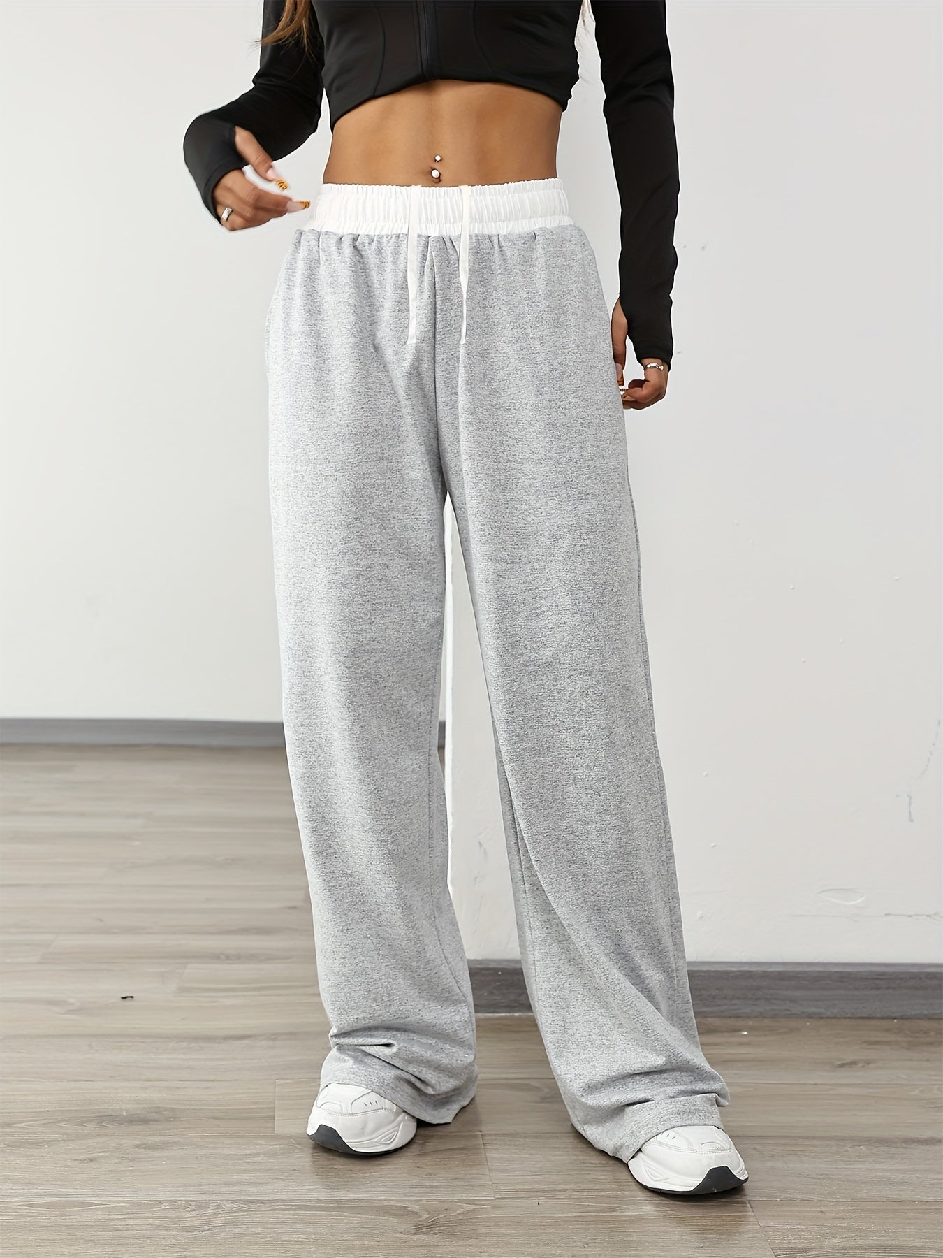 Trainingshose Damen Stretchig Mit Taschen Farbenfroh