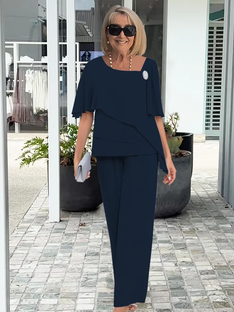 Damen Sommer Set Elegantes Frauen Kleidung