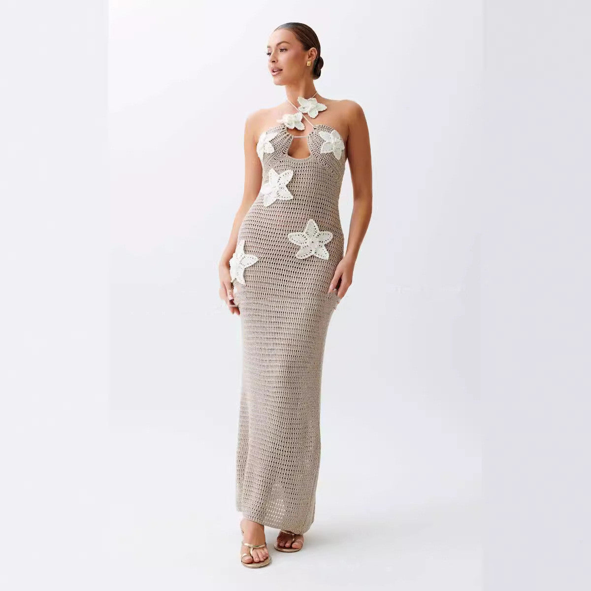 BerlinGlamour Damen Strandkleid