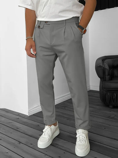 Bequeme Herrenhose Modern mit Elastikbaumwolle