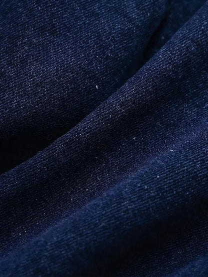Denim Zweiteiler Kurzarm Jacke Damen Jeansanzug