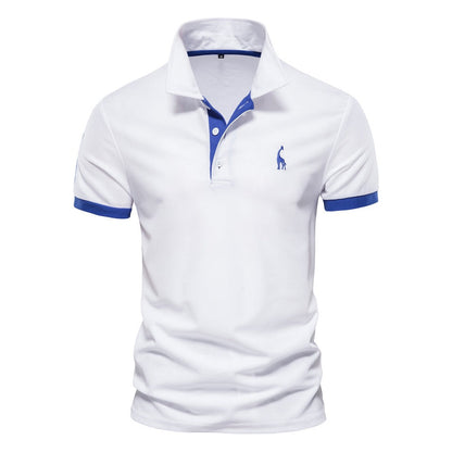 Polo Shirt Zweifarbig Sportlich Trendy Herren