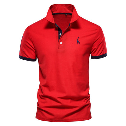 Polo Shirt Zweifarbig Sportlich Trendy Herren