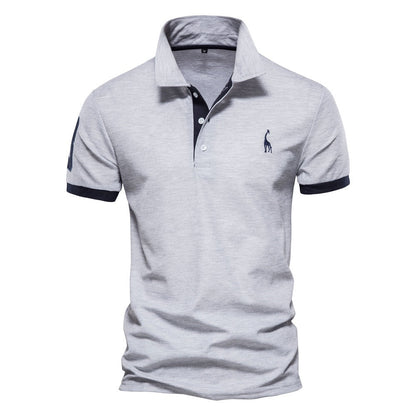 Polo Shirt Zweifarbig Sportlich Trendy Herren