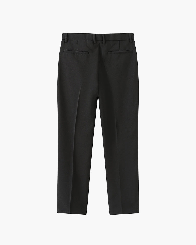 Schmale Businesshose Slim Fit Hochtailliert