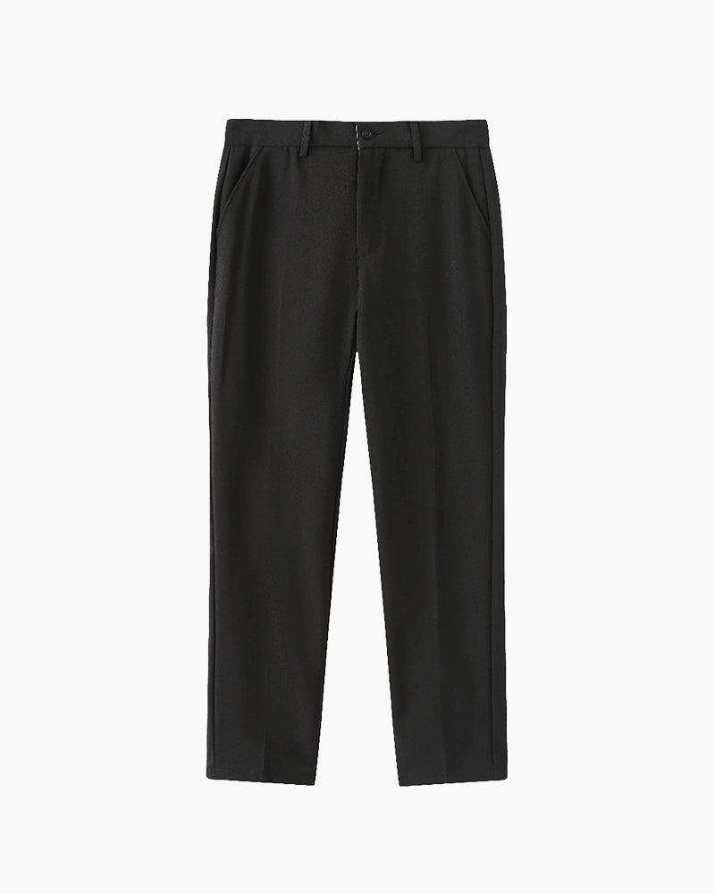 Schmale Businesshose Slim Fit Hochtailliert - BerlinGlamour
