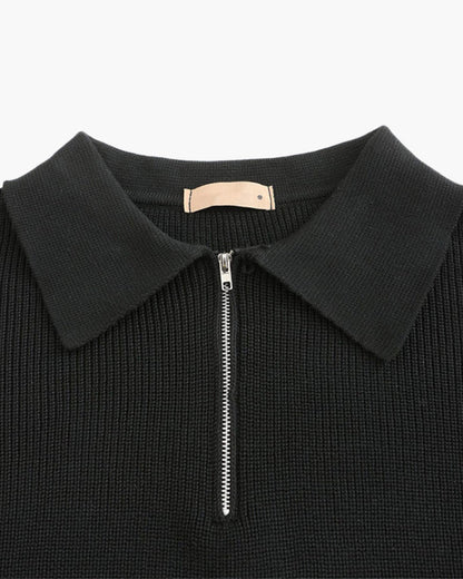Herren Strickpullover Polokragen Gerippt Warm