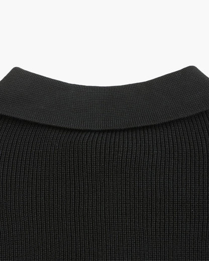 Herren Strickpullover Polokragen Gerippt Warm