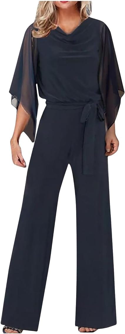 Einteiliger Jumpsuit Damen Elegant Party