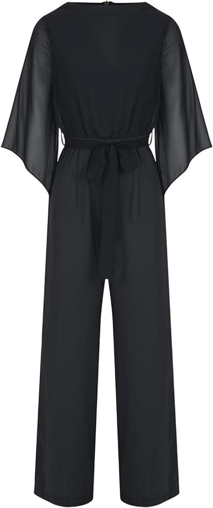 Einteiliger Jumpsuit Damen Elegant Party