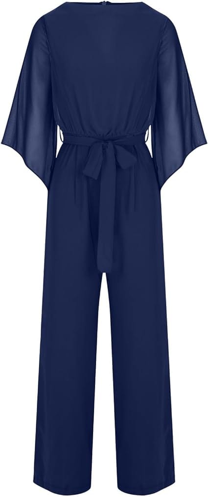 Einteiliger Jumpsuit Damen Elegant Party